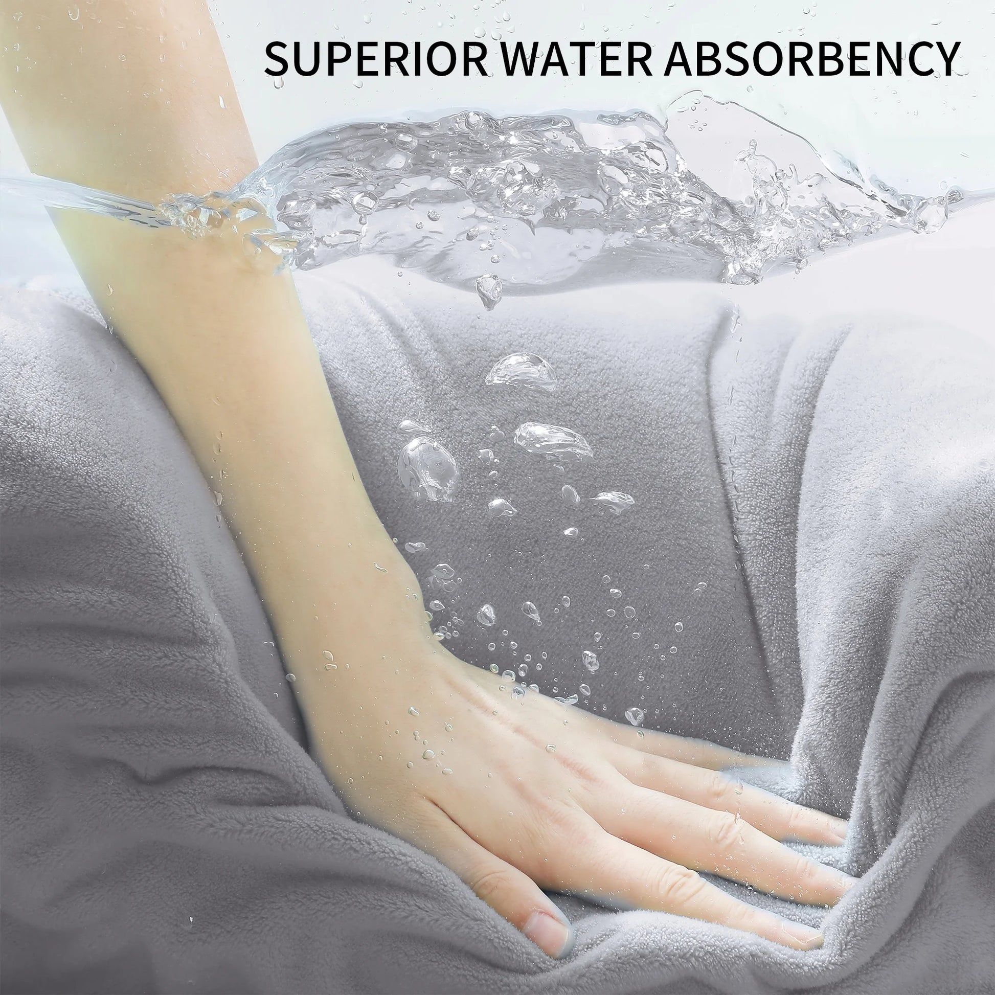 4 Pack Oversized Bath Sheet Towels 700 GSM Ultra Soft Light Gray Bath Towel Set