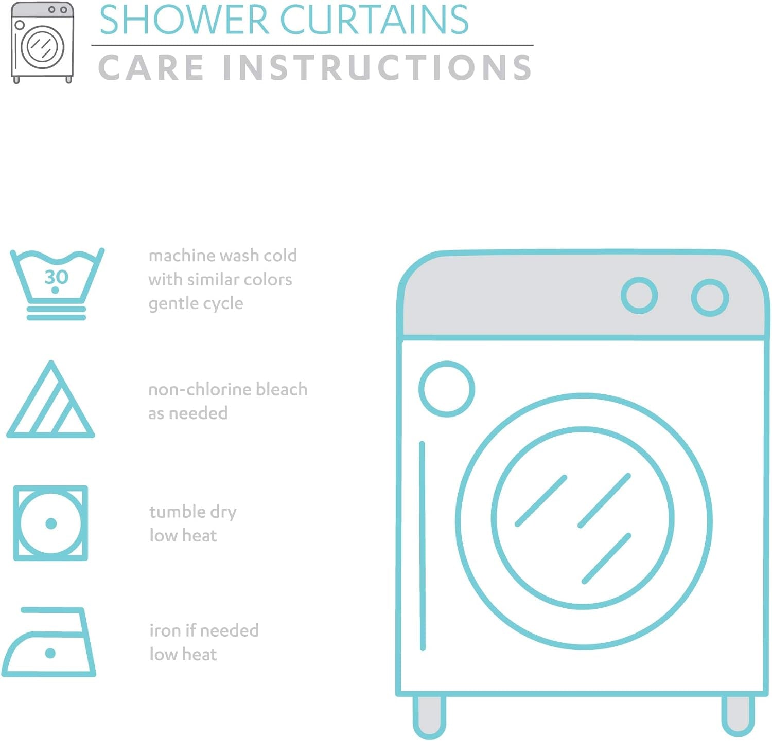 , Yellow and Gray Zuri Flora Shower Curtain-Fabric Watercolor Floral Print Design, 72" X 72", 72" X 72